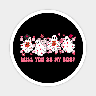 Will You Be My, Boo Funny Ghost Happy Valentine_s Day Women Magnet